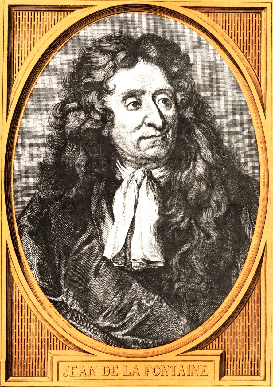 Jean de La Fontaine 1621-1695, 19. yüzyıl. by Gustave Dore