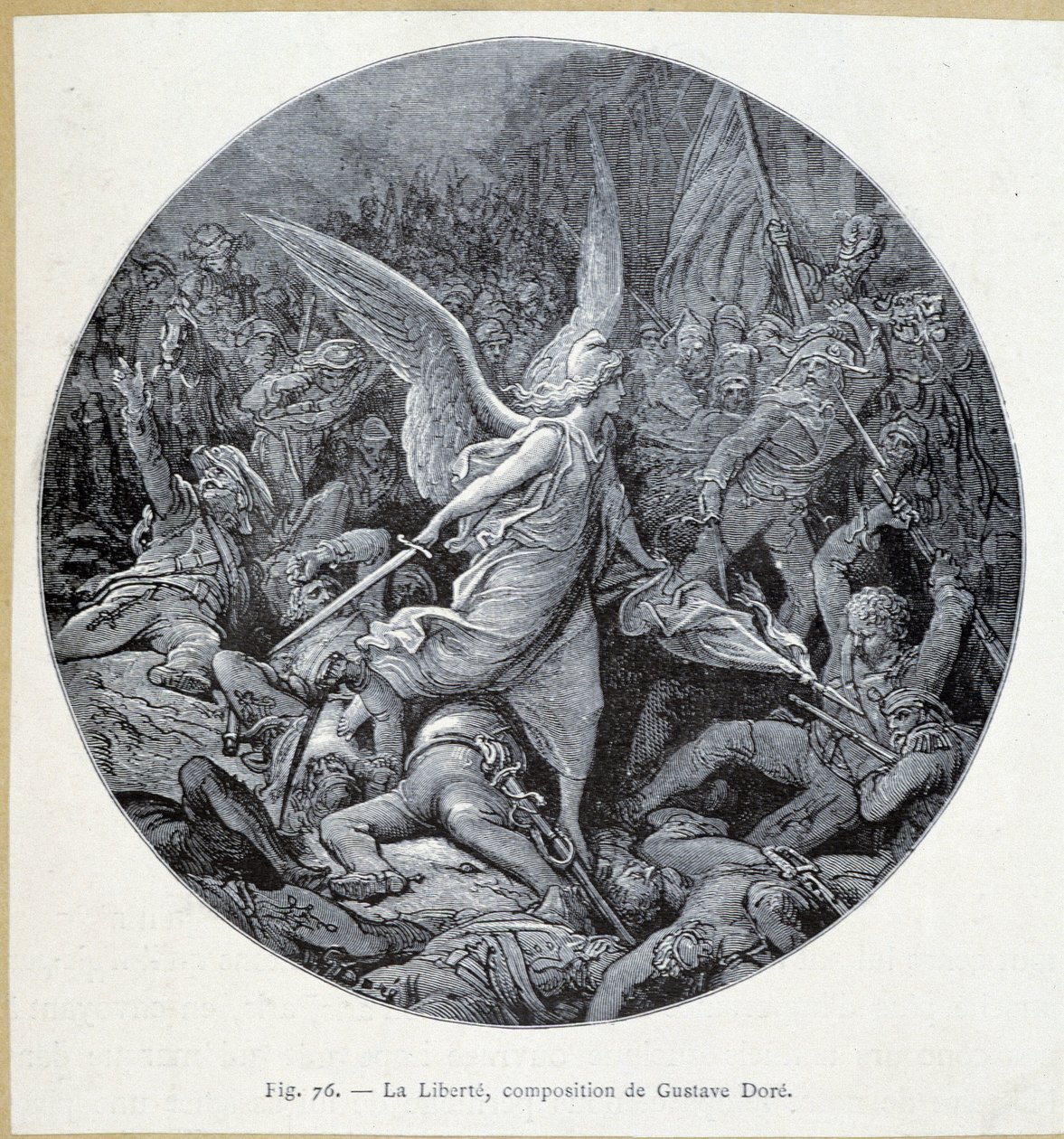 Özgürlük, gravür Gustave Doré by Gustave Dore
