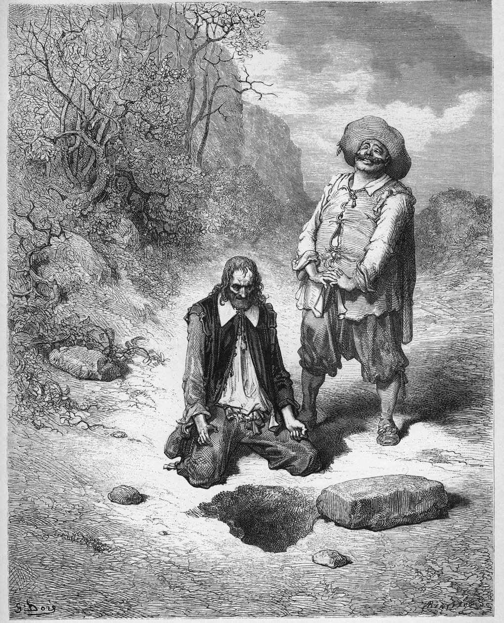 Hazinesini kaybeden cimri - Jean de La Fontaine