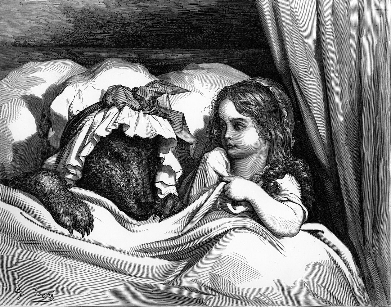 Kırmızı Başlıklı Kız, Gustave Doré