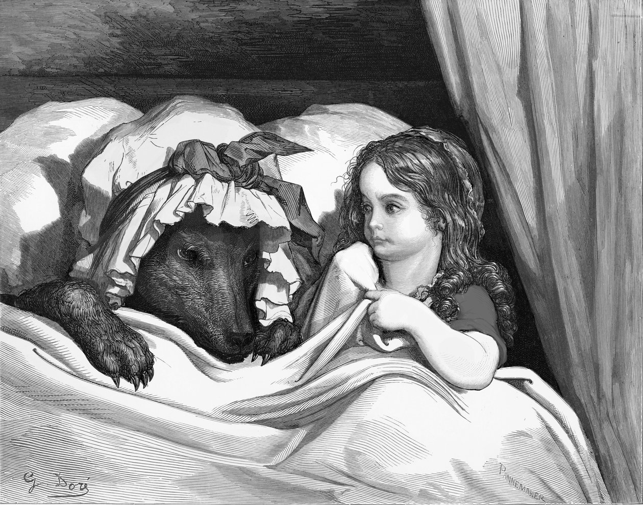 Kırmızı Başlıklı Kız, Gustave Doré