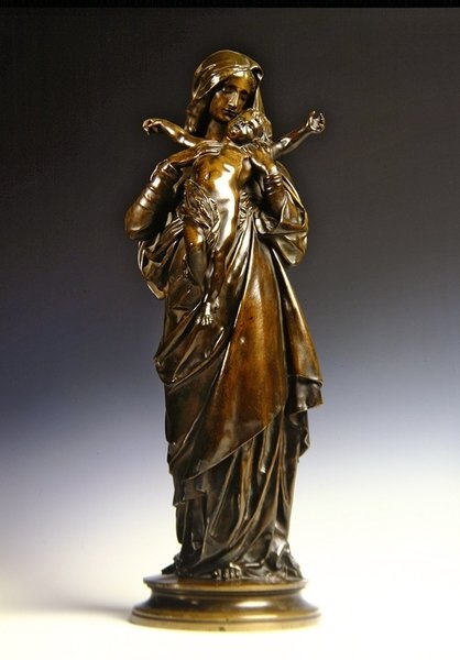 Madonna ve Çocuk (bronz) by Gustave Dore