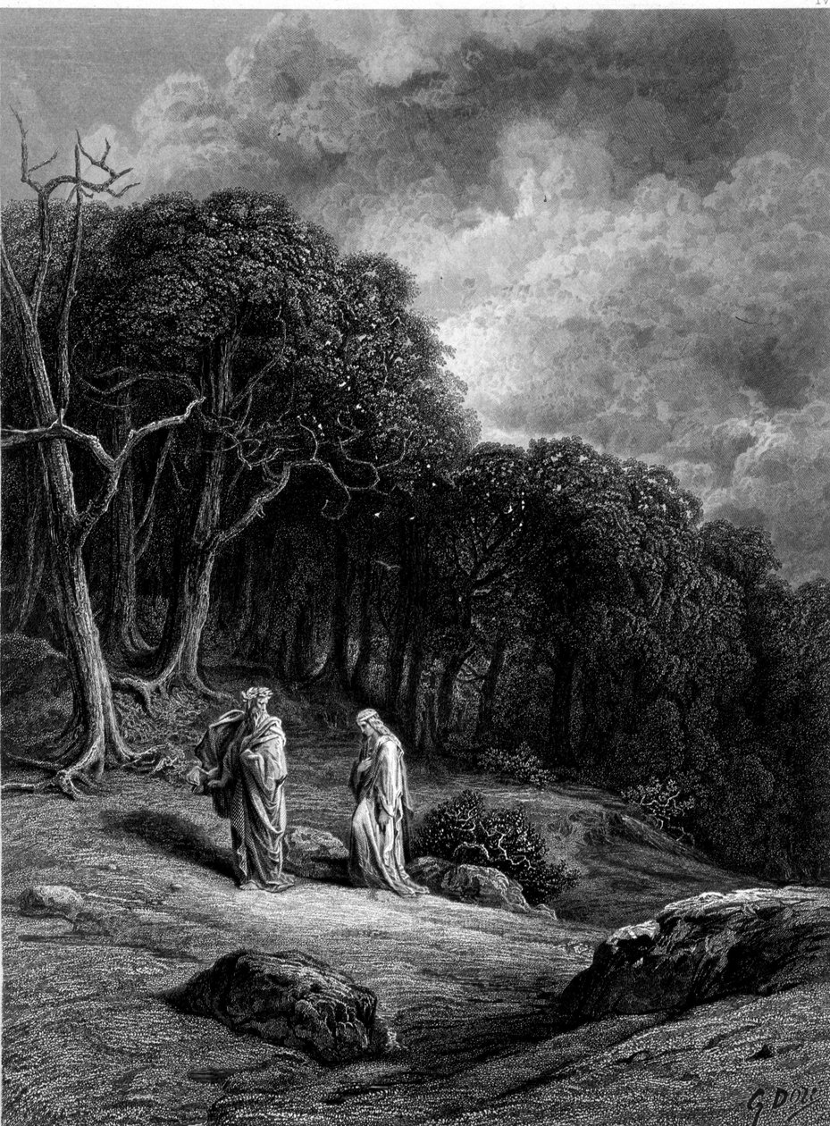 Brocéliande Ormanında Merlin ve Viviane - Alfred Tennyson