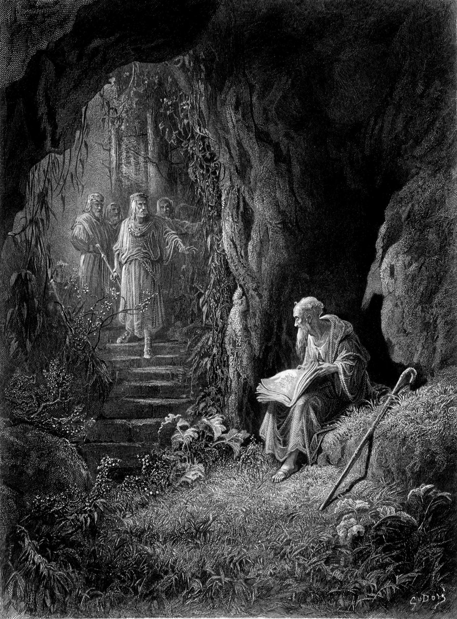 Merlin, Broceliande Ormanı