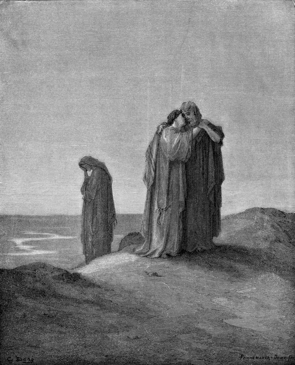 Naomi ve gelinleri by Gustave Dore