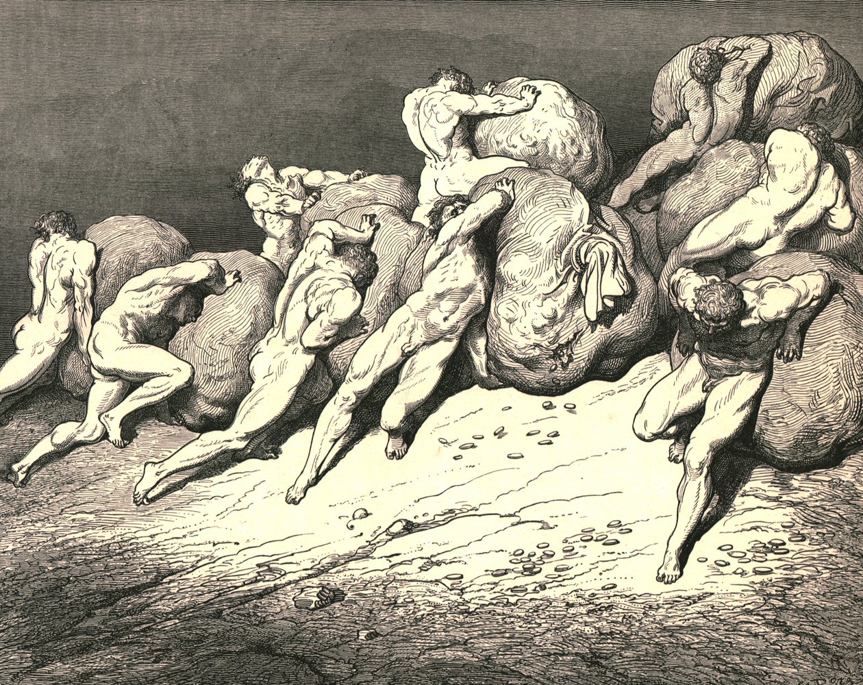 Ayın altındaki ya da şimdiye kadarki tüm altınlar değil, c1890. by Gustave Dore