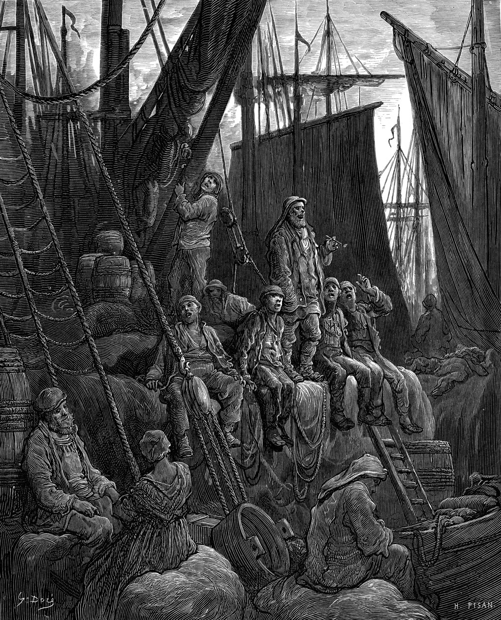 Off Billingsgate, Gustave Doré by Gustave Dore