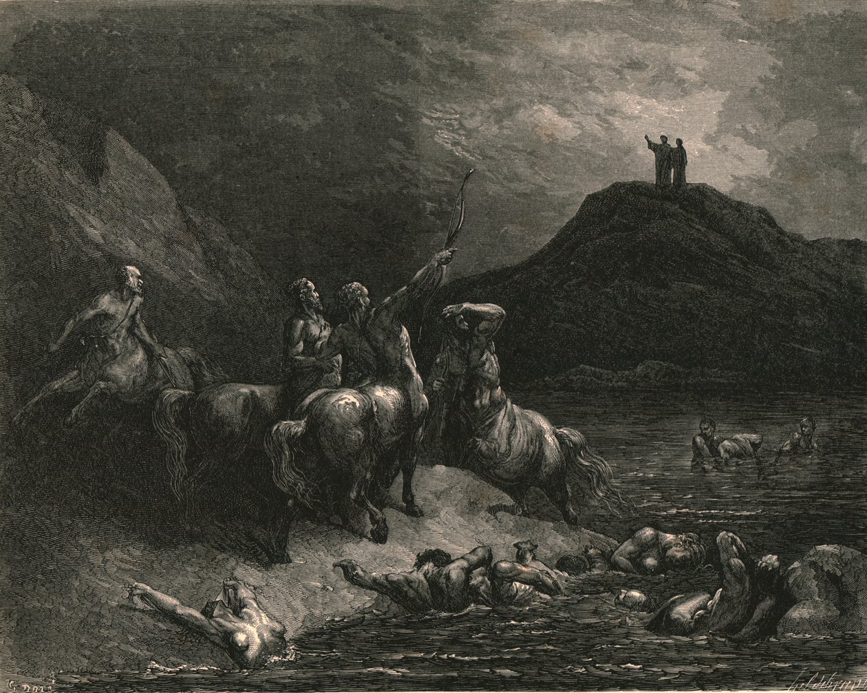 Biri uzaktan bağırdı: Söyle hangi acıya mahkûm oldunuz, c1890. by Gustave Dore