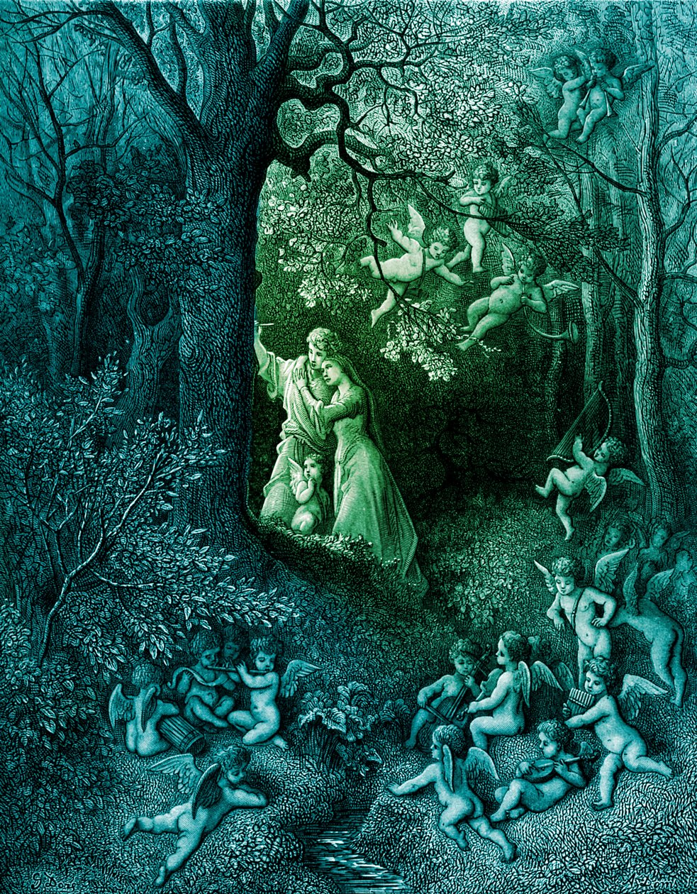 Ludovico Ariosto tarafından Orlando Furioso by Gustave Dore