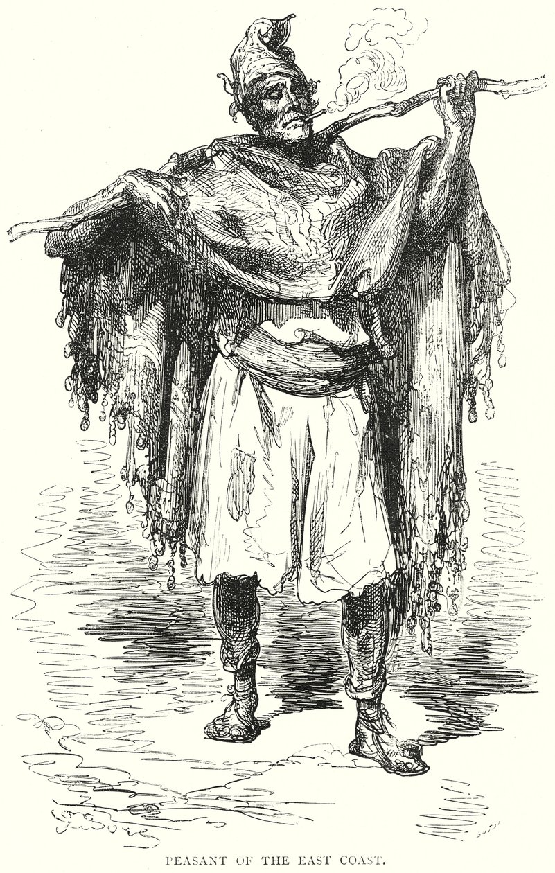 Doğu Kıyısı Köylüsü (gravür) by Gustave Dore