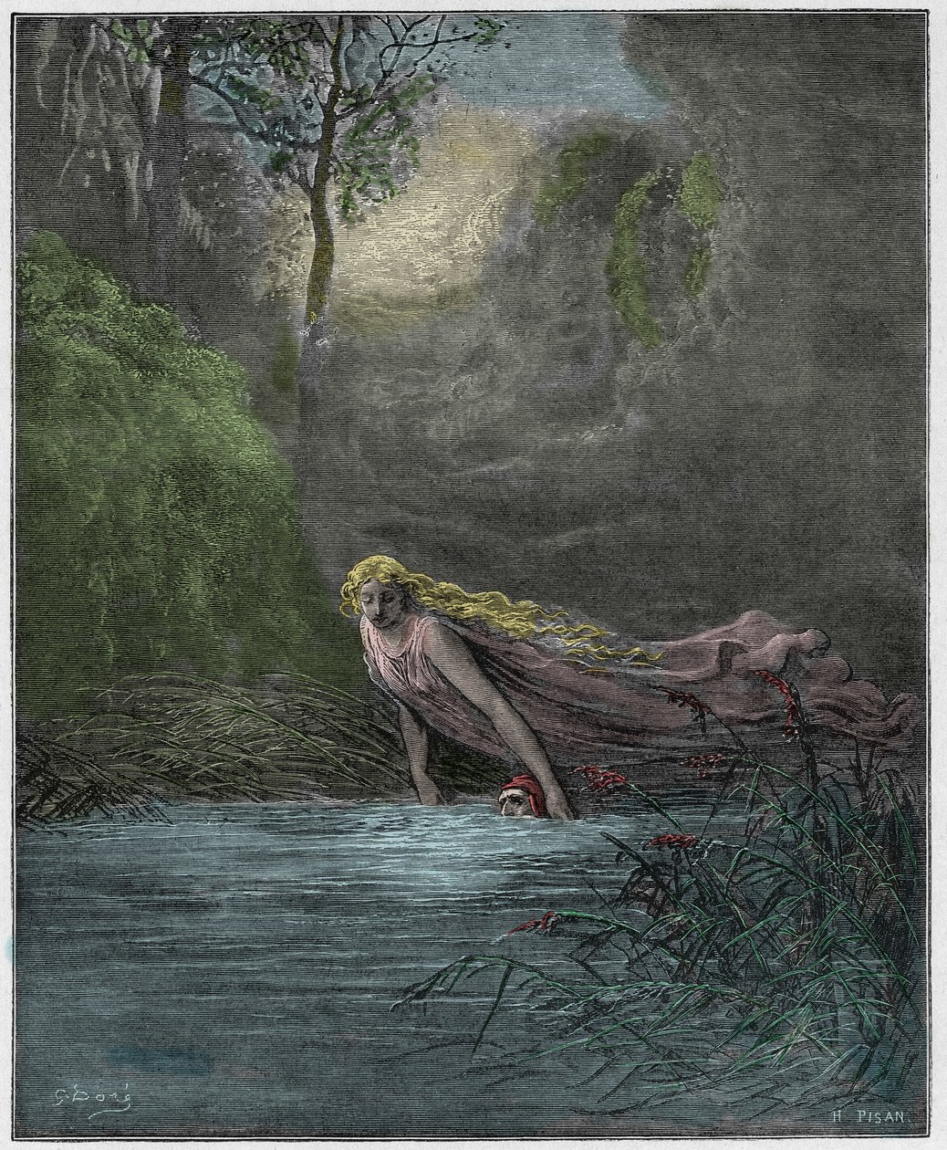 Purgatorio, Canto 31: Dante, Lethe Nehri