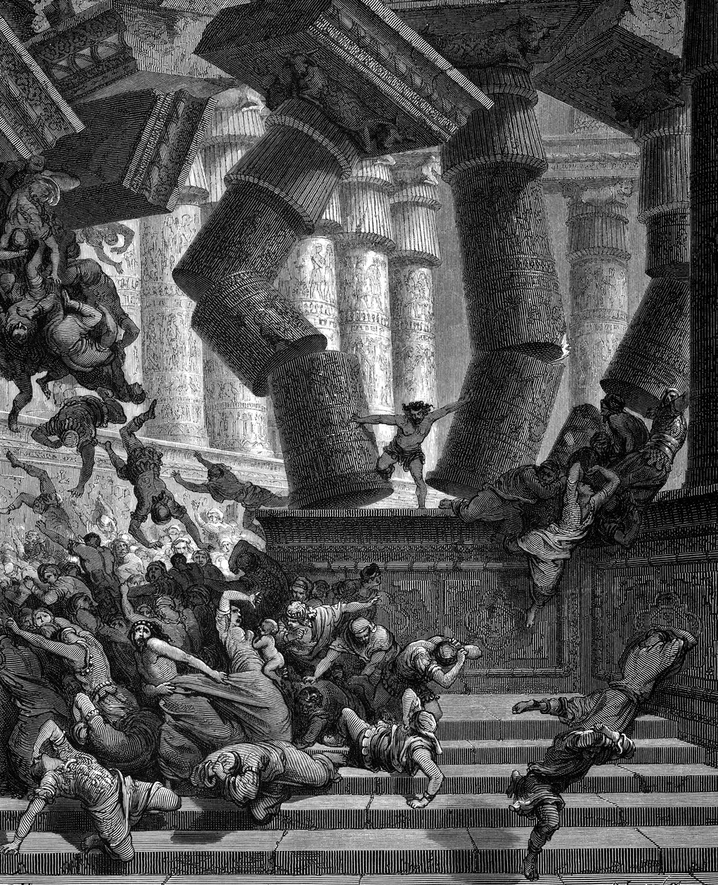 Samson, Dagon Tapınağı