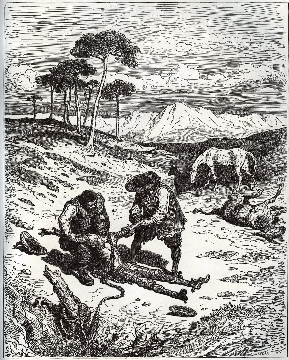 Sancho ve kuzeni, Don Kişot