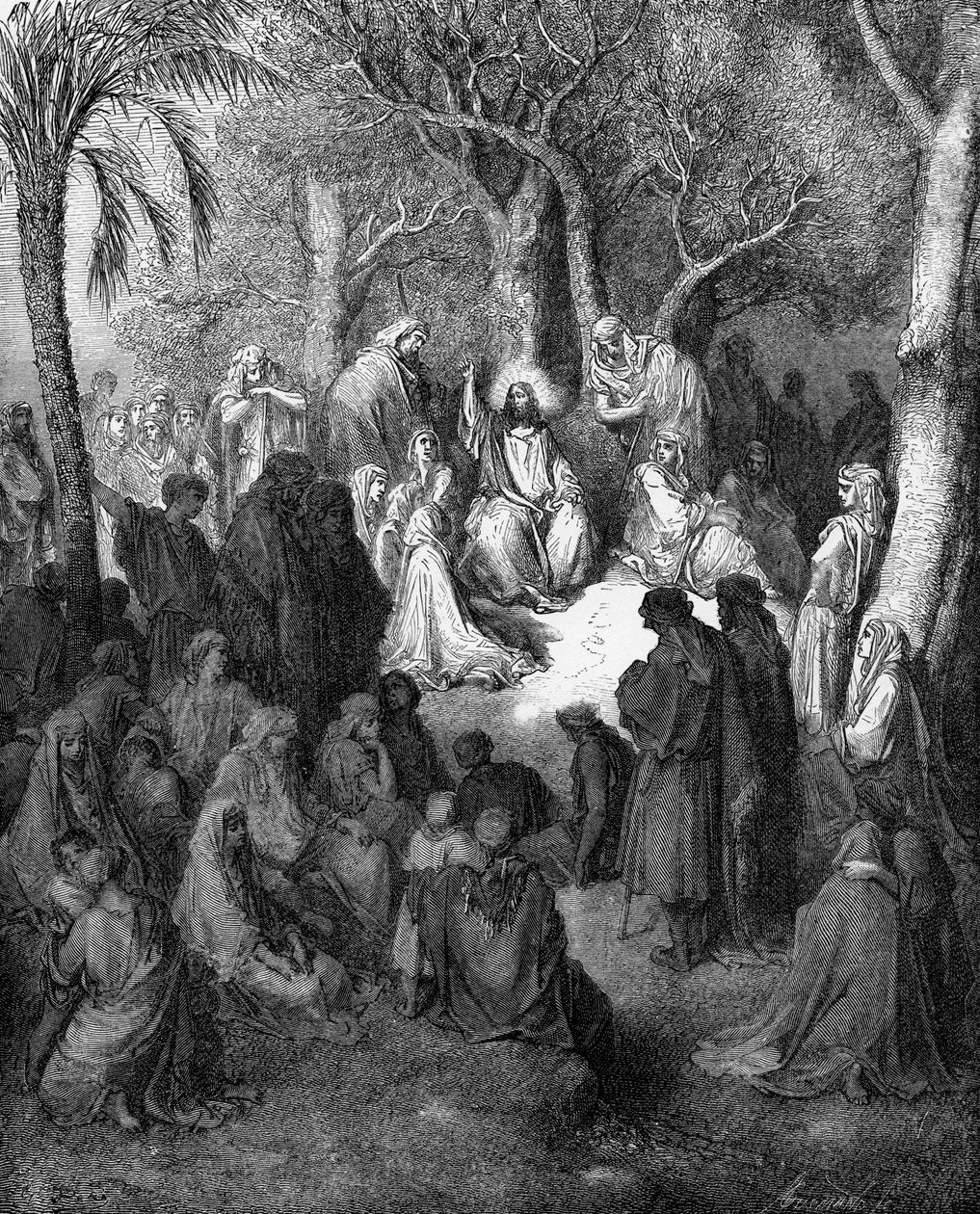 Dağdaki Vaaz by Gustave Dore