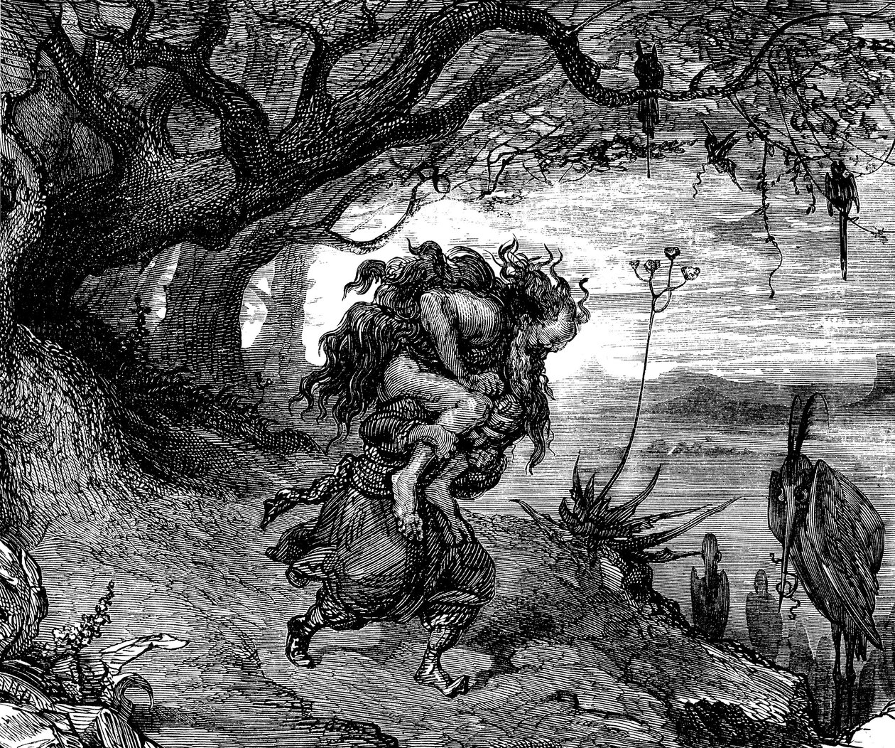Denizci Sindbad (Sinbad) - Binbir Gece Masalları (1001) - Gustave Dore