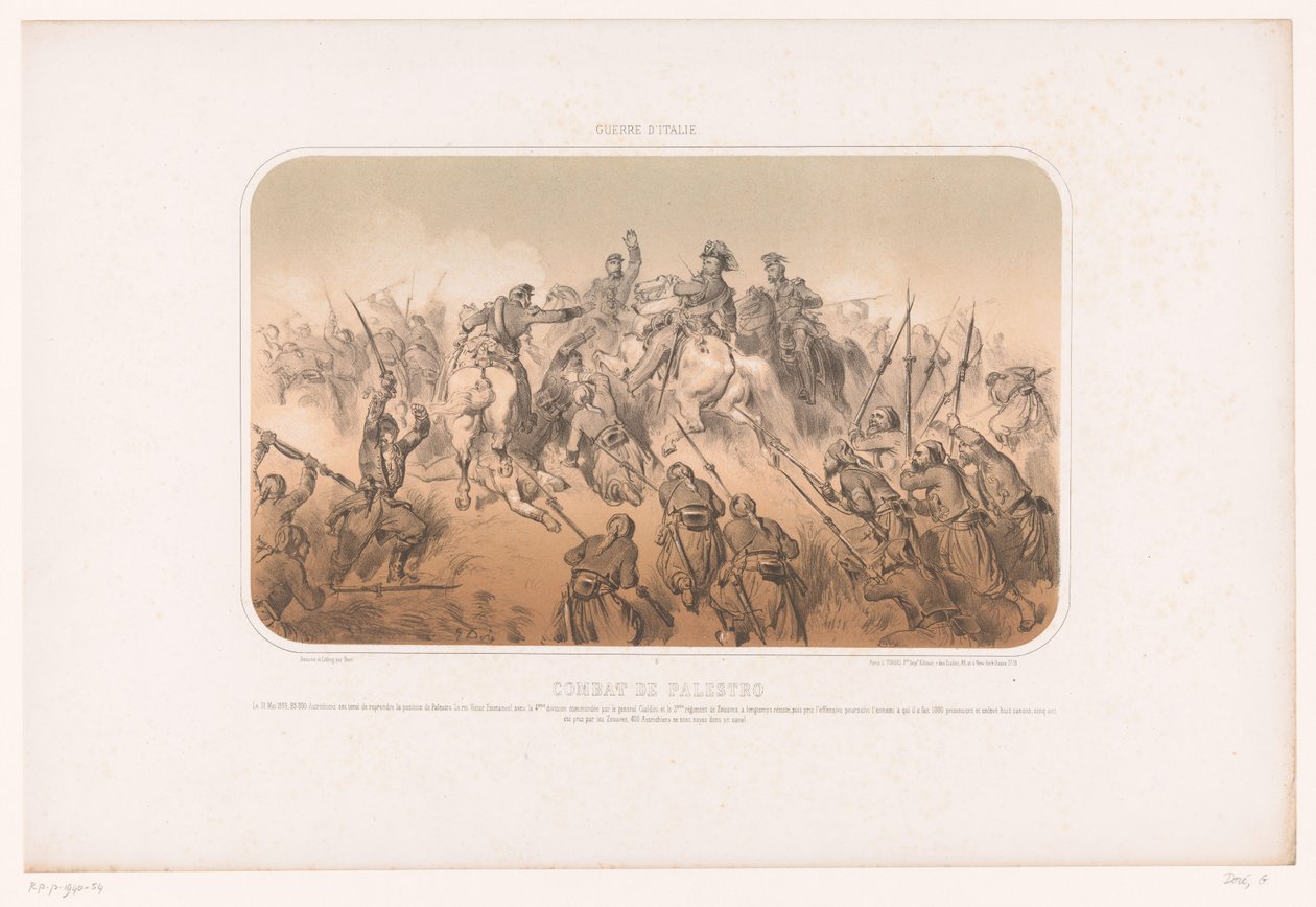 Palestro Savaşı Combat de Palestro (nesne üzerindeki başlık) İtalyan kampanyası (dizi başlığı) Guerre d