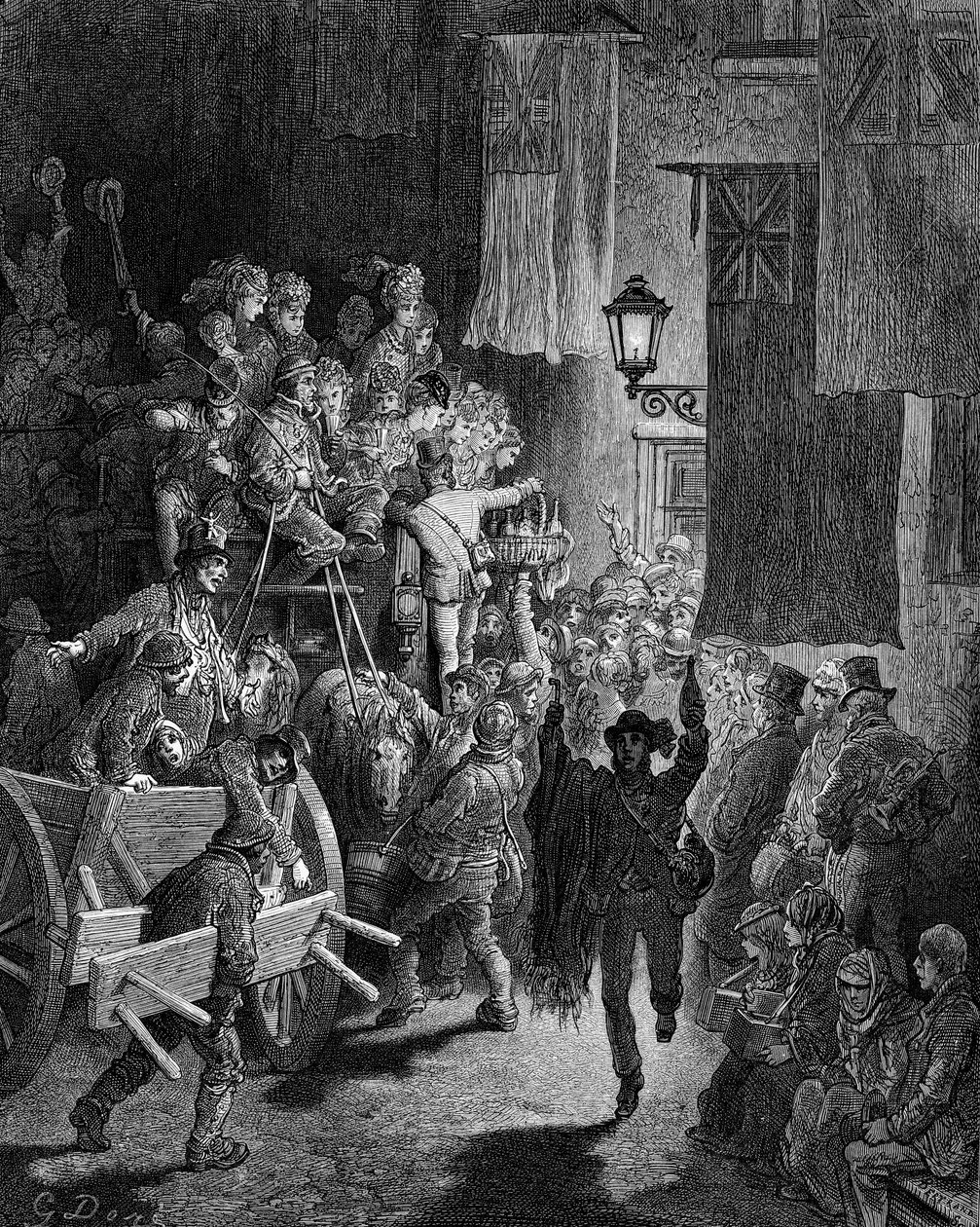 Derbi - Eve Dönüş, Gustave Doré by Gustave Dore