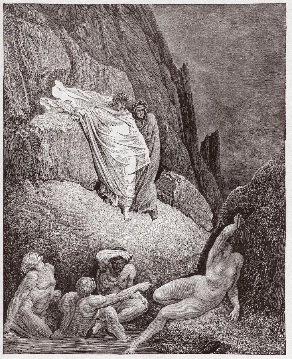 İlahi Komedya (La Divina Commedia, La Divine Comedie), Cehennem, Canto 18: Virgil, Dante