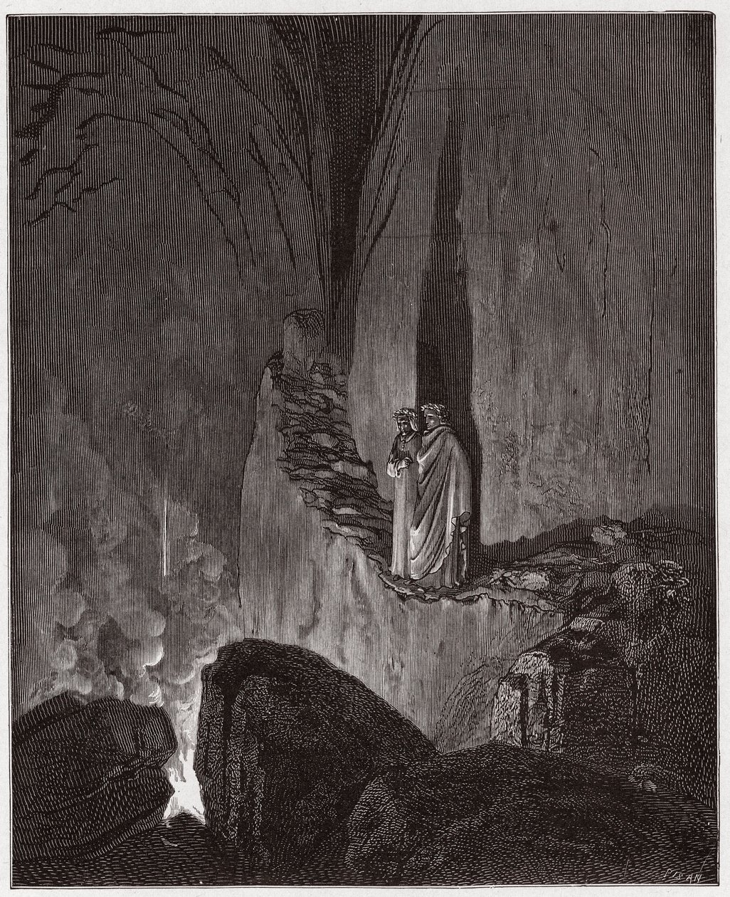 İlahi Komedya (La Divina Commedia, La Divine Comedie), Cehennem, Canto 26: Ulysses ve Diomedes