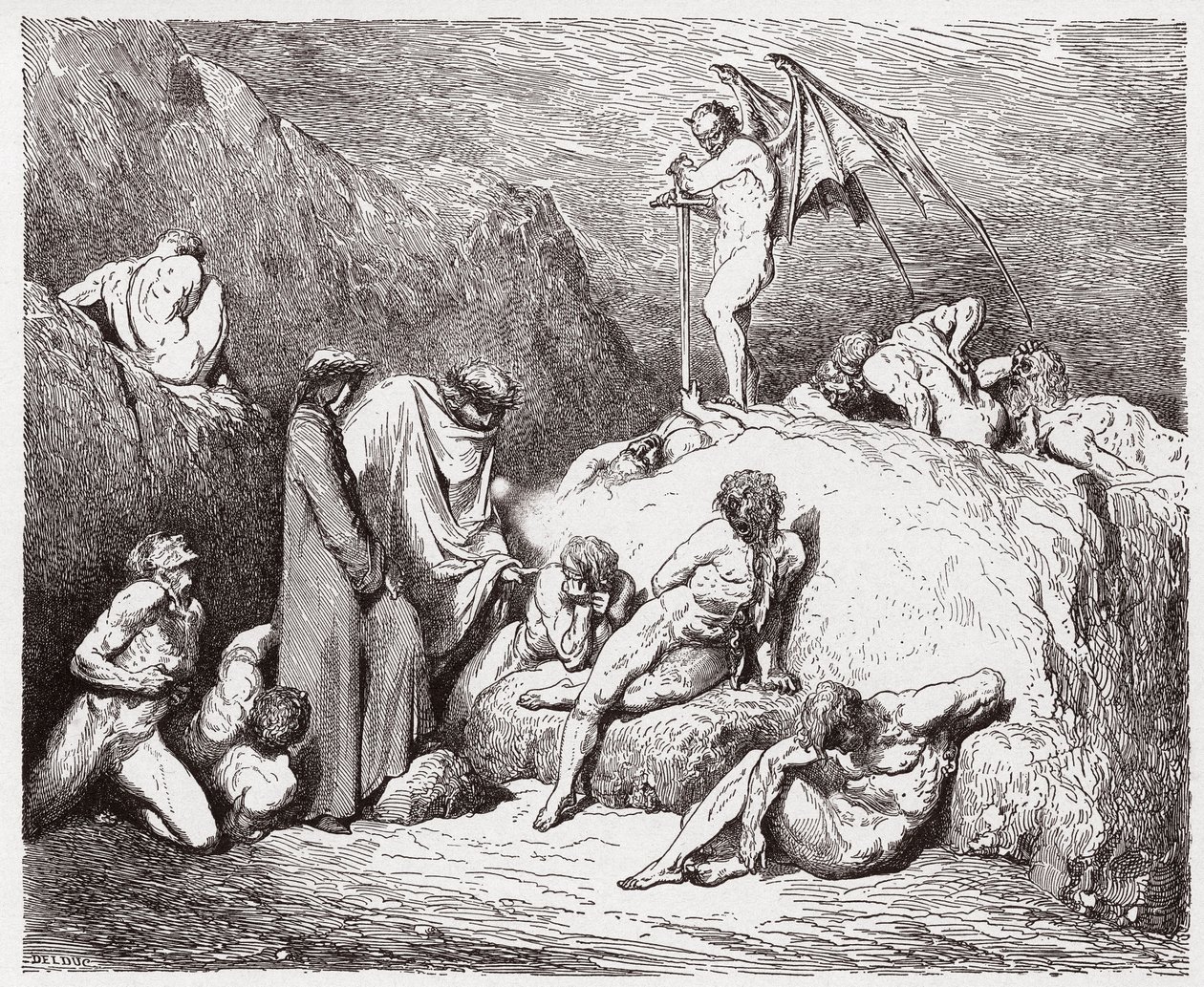 İlahi Komedya (La Divina Commedia, La Divine Comedie), Cehennem, Canto 28: Dokuzuncu Bolgia