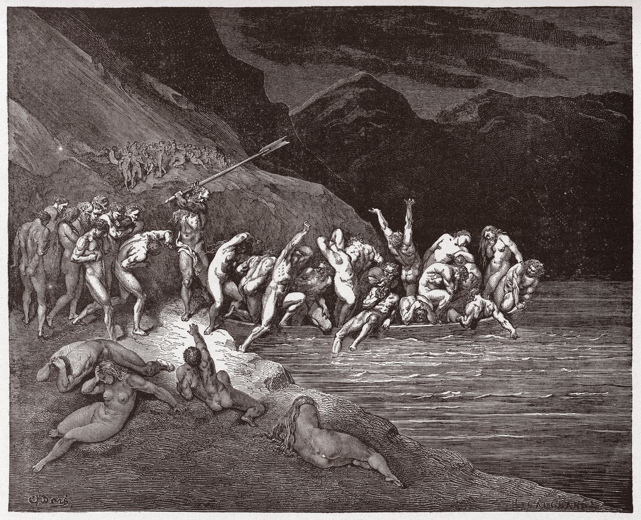 İlahi Komedya (La Divina Commedia, La Divine Comedie), Cehennem, Kanto 3: Acheron