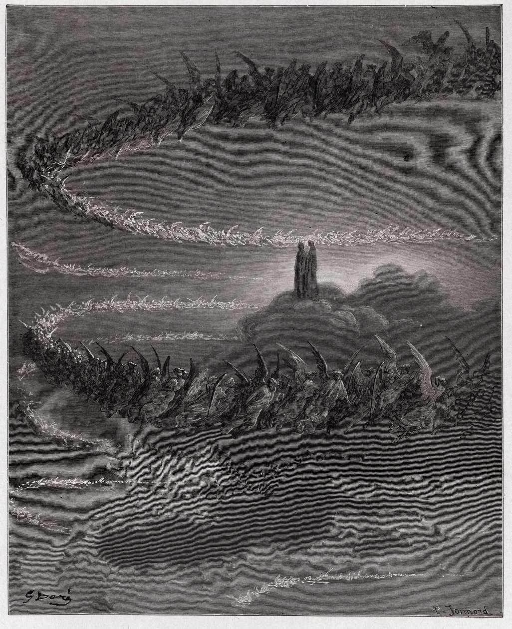 İlahi Komedya (La Divina Commedia, La Divine Comedie), Paradiso, Canto 18: Jüpiter