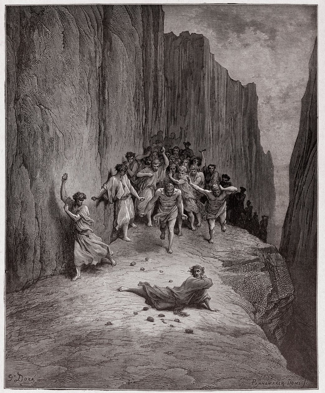 İlahi Komedya (La Divina Commedia, La Divine Comedie), Araf, Canto 15: Dante