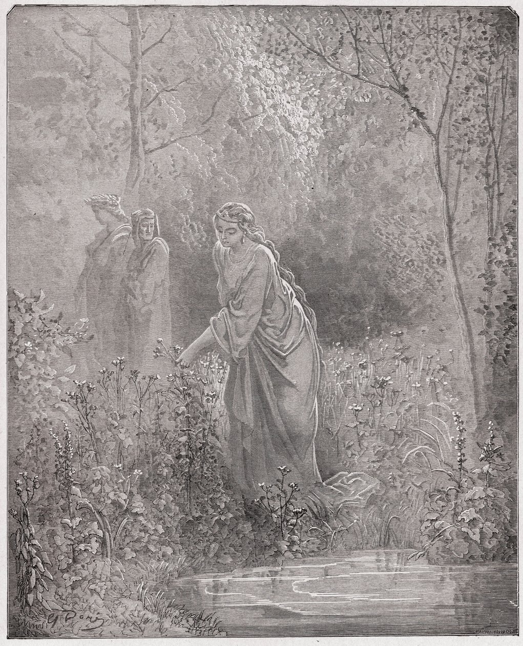 İlahi Komedya (La Divina Commedia, La Divine Comedie), Araf, Canto 27: Dante