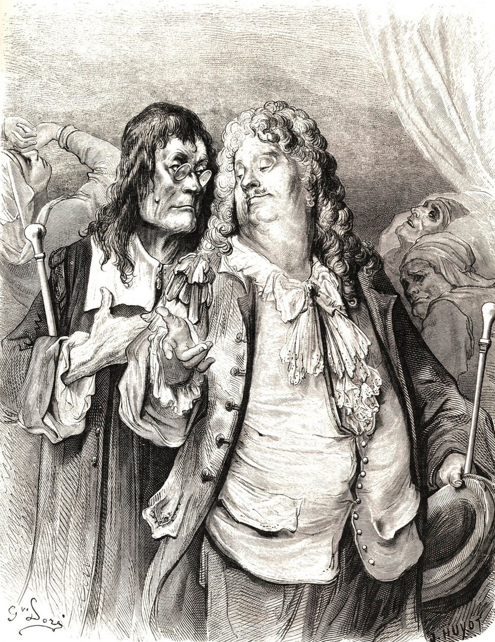 Doktorlar, 19. yüzyıl. by Gustave Dore