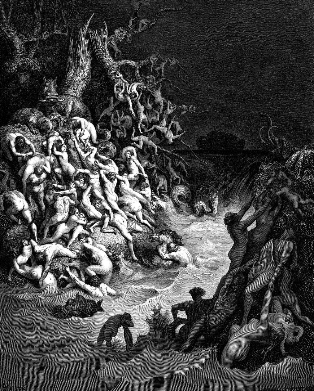 Tufan, 1866 by Gustave Dore