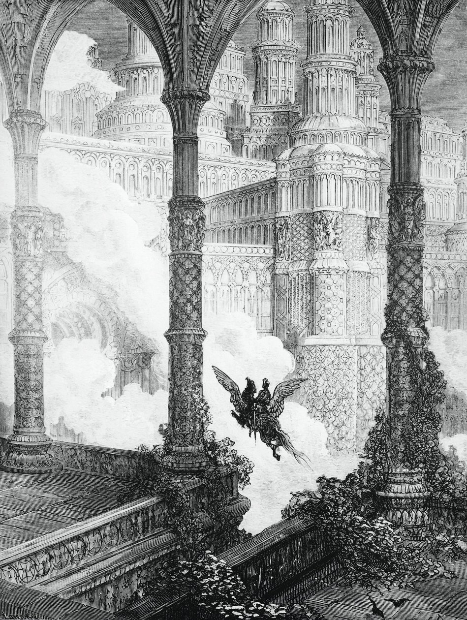 Orlando çılgınlığı by Gustave Dore