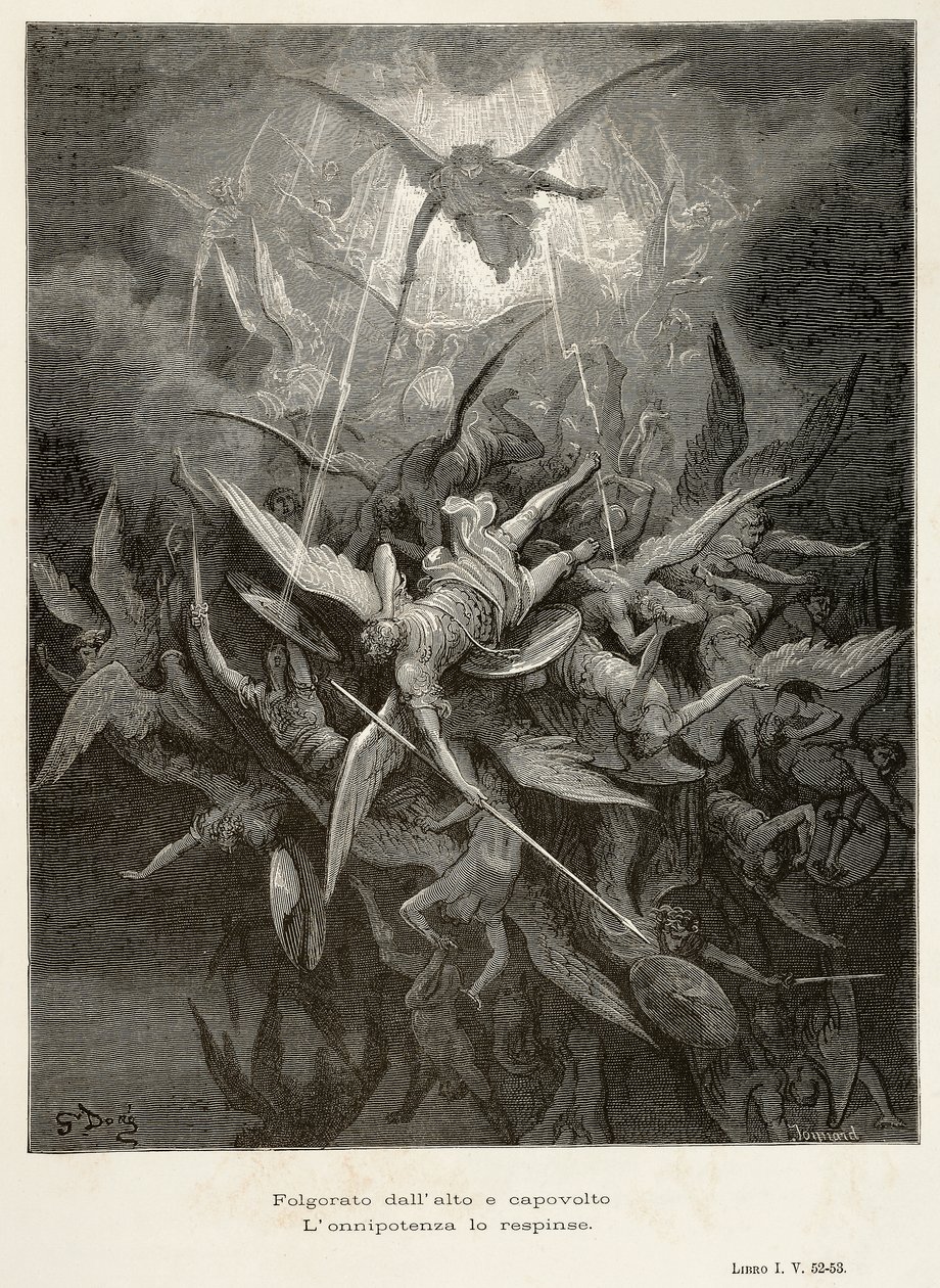 Meleklerin düşüşü, John Milton