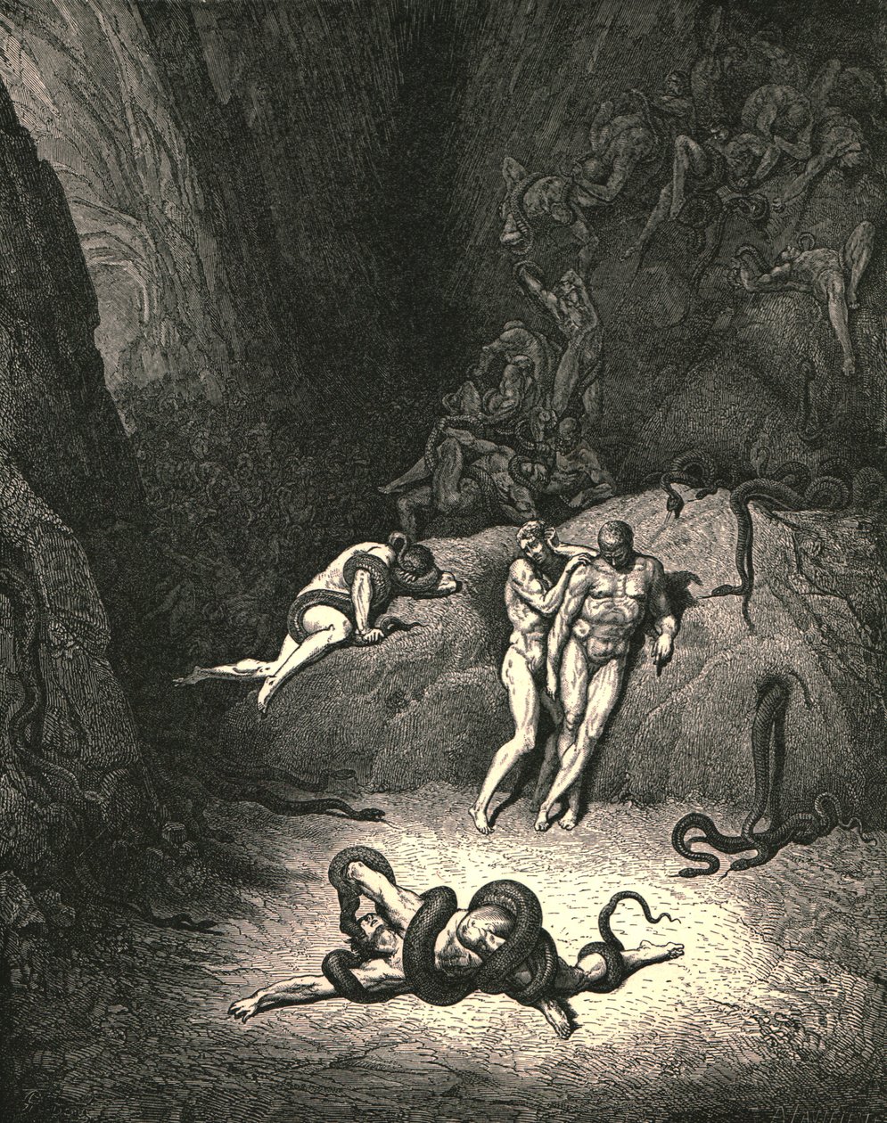 Diğer ikisi, "Ah! Nasıl değişirsin, Agnello!, c1890. by Gustave Dore
