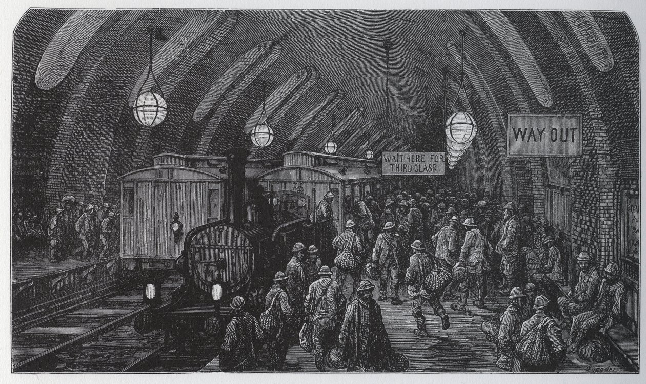 İşçilerin treni - by Gustave Dore