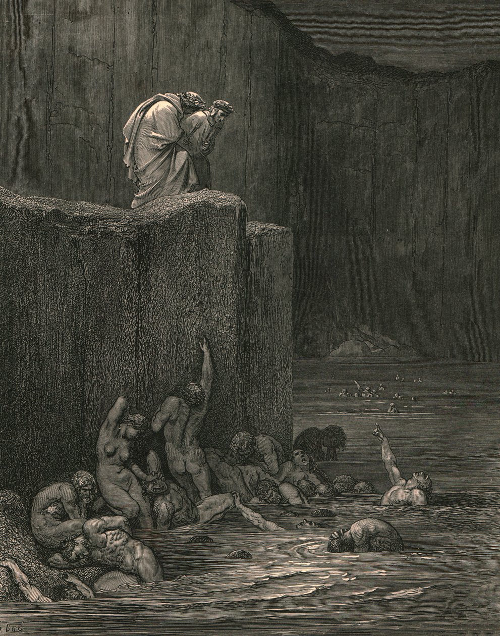 Neden açgözlülükle bana daha çok eğiliyorsun, c1890. by Gustave Dore