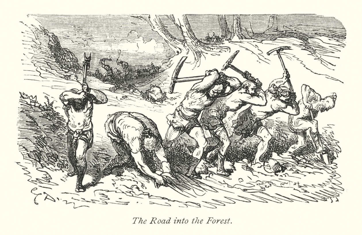 Windsor Ormanı (gravür) by Gustave Dore