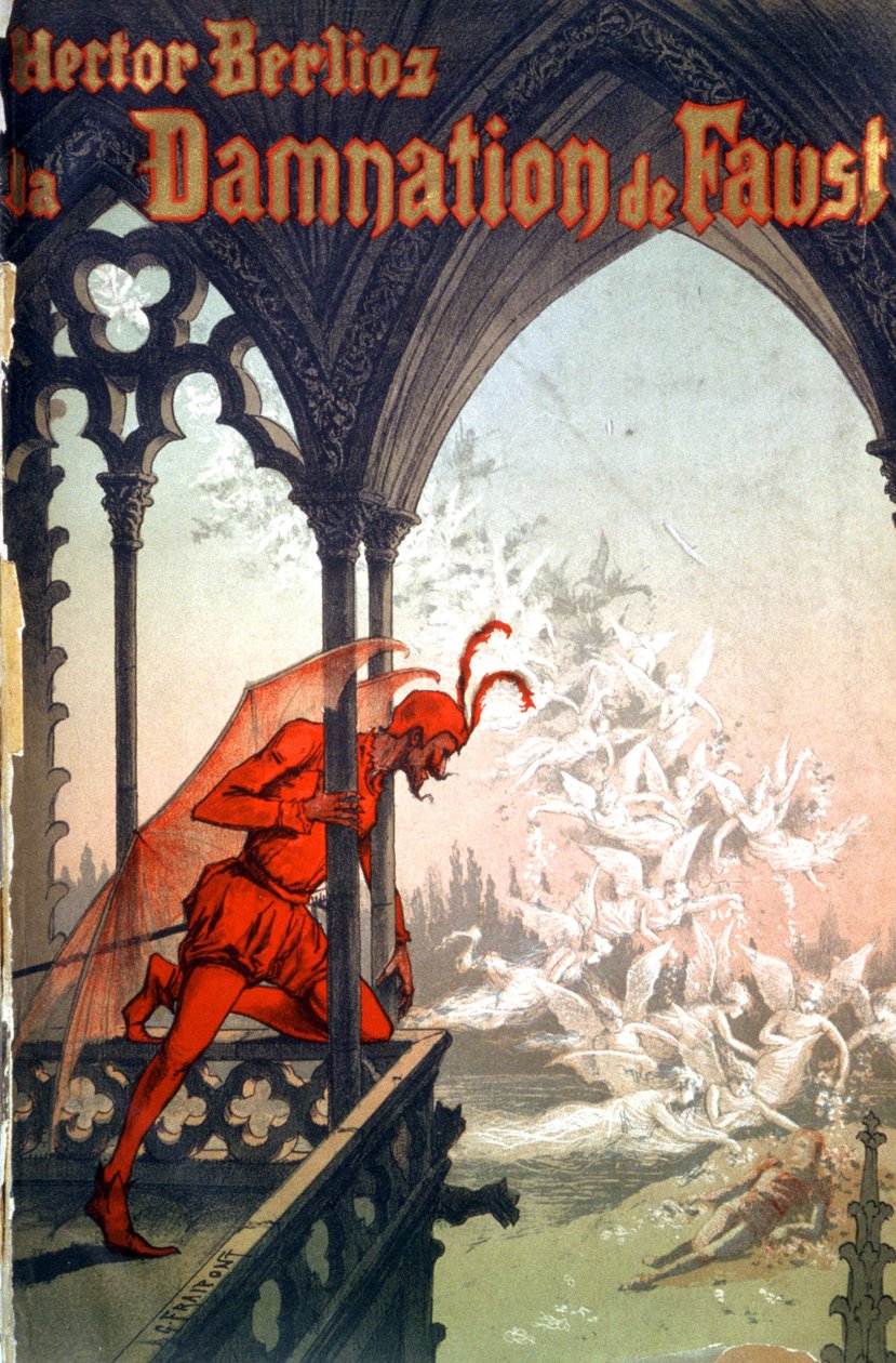 Faust'un Laneti, Hector Berlioz by Gustave Fraipont