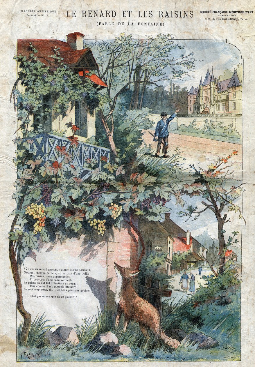 Tilki ve Üzümler. Jean de La Fontaine