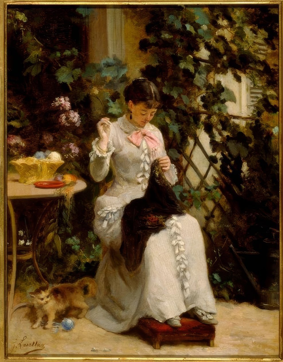 genç terzi by Gustave Francois Lasellaz