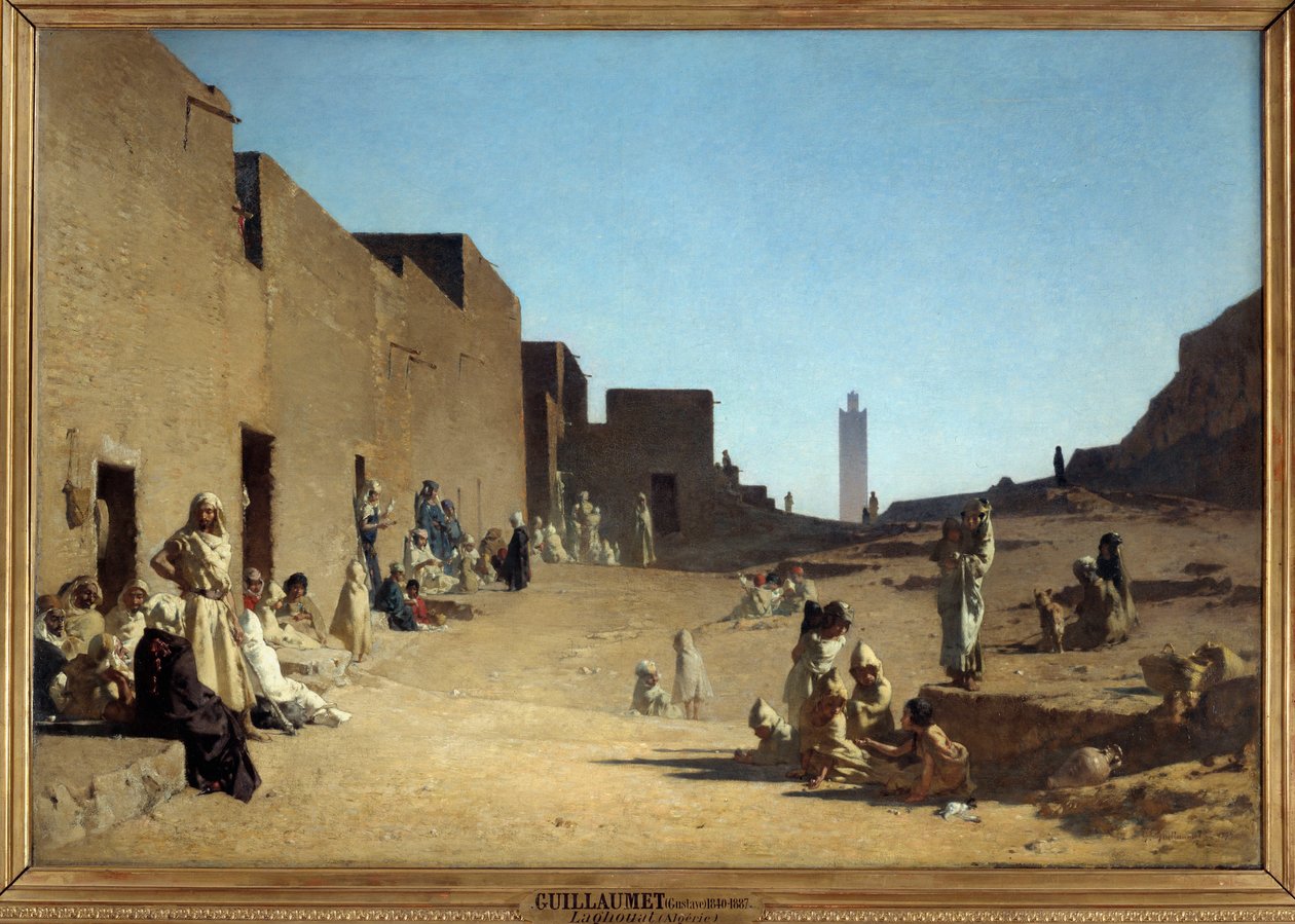 Laghouat. Cezayir Sahra. Gustave Guillaumet