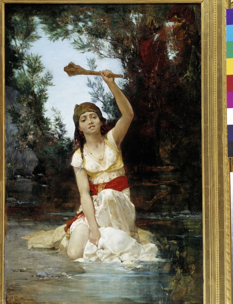 Genç oryantal lavanta. Gustave Guillaumet