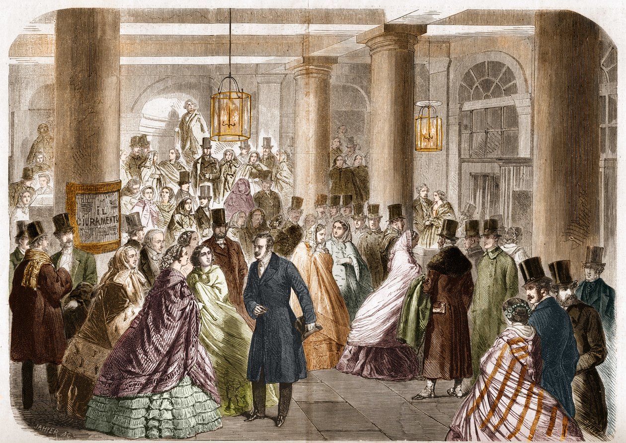 İtalyan tiyatrosu (Salle Ventadour) 1858