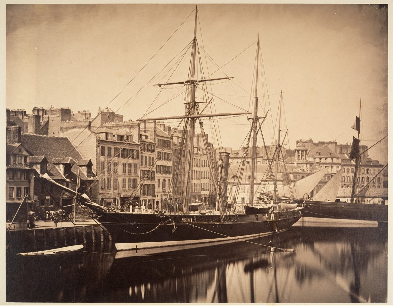La Reine Hortense - İmparatorun Yatı, Havre by Gustave Le Gray