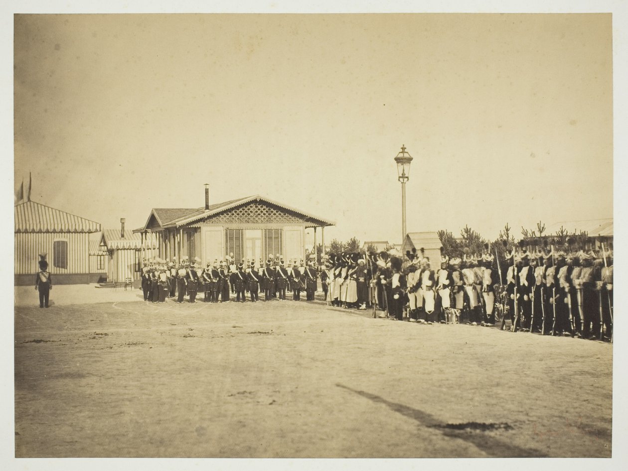 Hafif Piyade Askerleri, Camp de Châlons by Gustave Le Gray