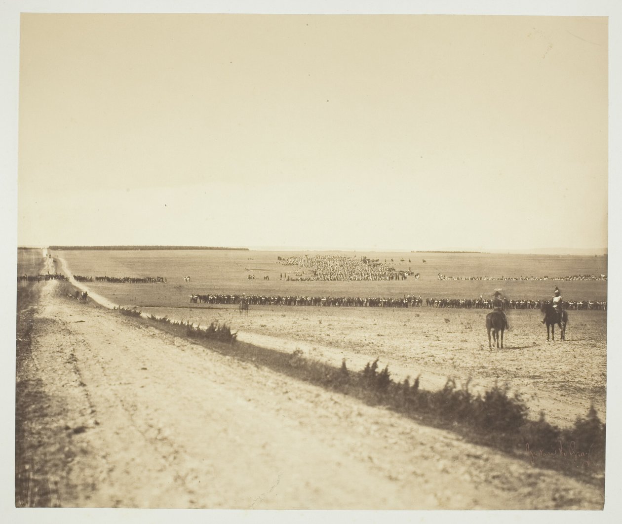 Manevralar, Camp de Châlons by Gustave Le Gray