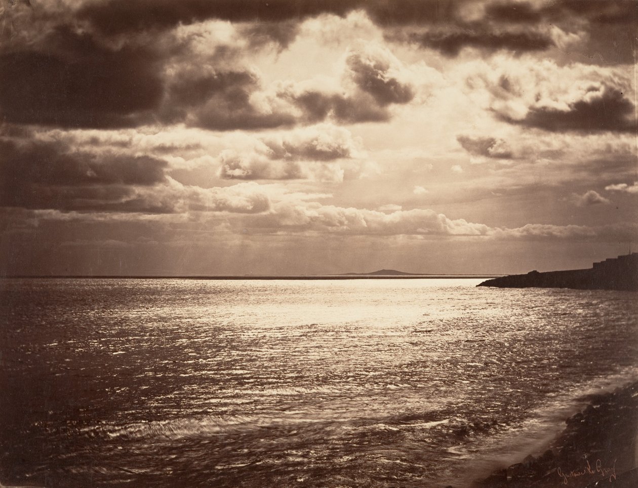 Akdeniz - Sete, 1857. by Gustave Le Gray