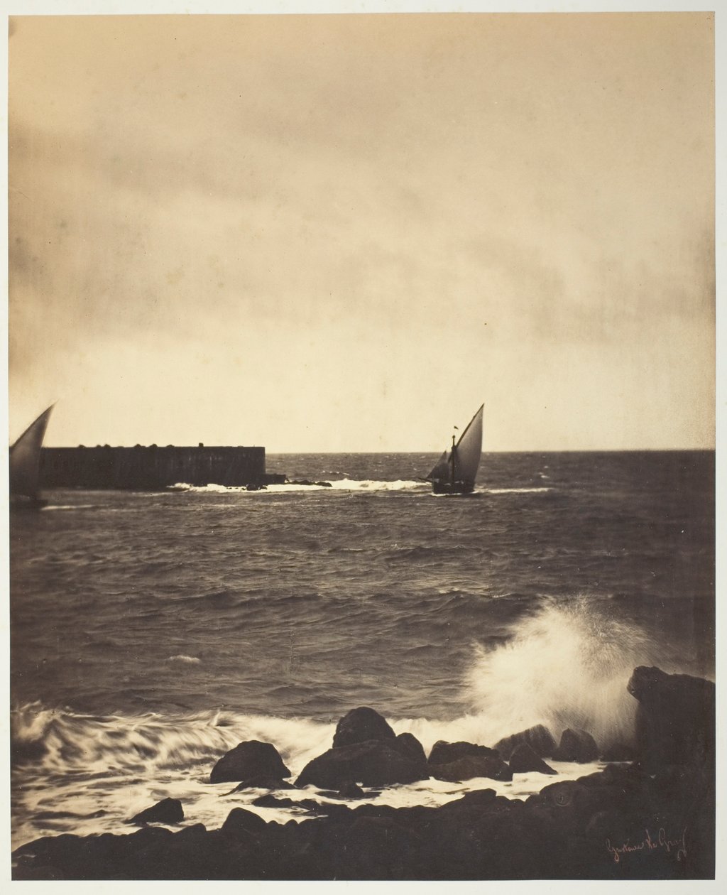 Kırılan Dalga by Gustave Le Gray