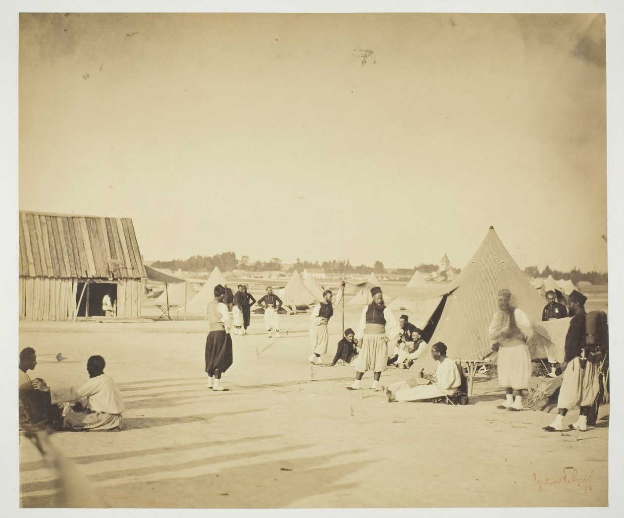 İsimsiz Zouaves, 1857. by Gustave Le Gray