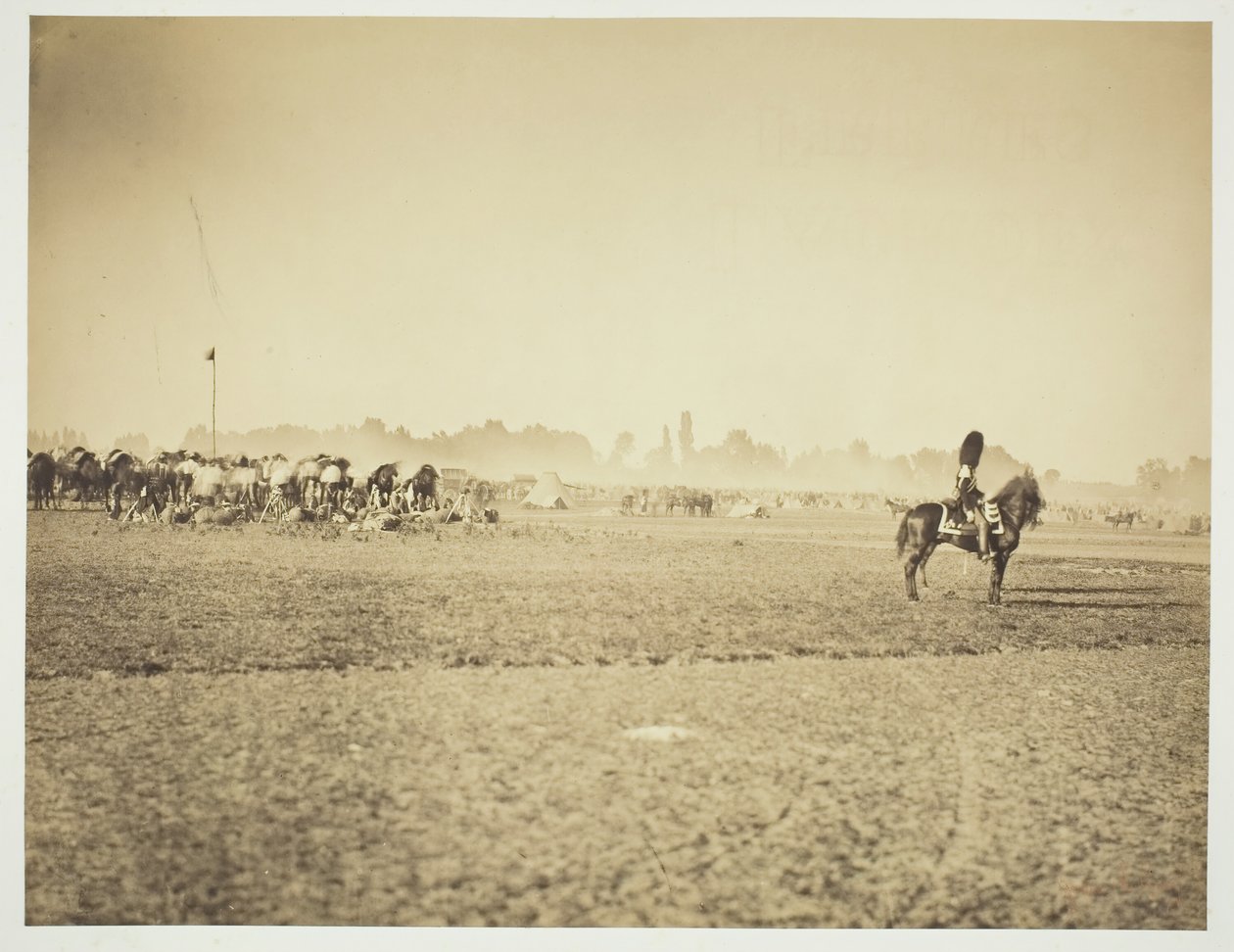 İsimsiz [süvari], 1857. by Gustave Le Gray