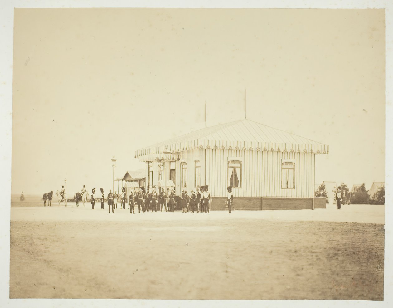 İsimsiz [memurlar ve devlet adamları], 1857. by Gustave Le Gray